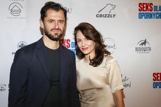 Katarzyna Wajda już się nie kryje z uczuciem. Na premierze rozkwitała u boku nowego ukochanego
