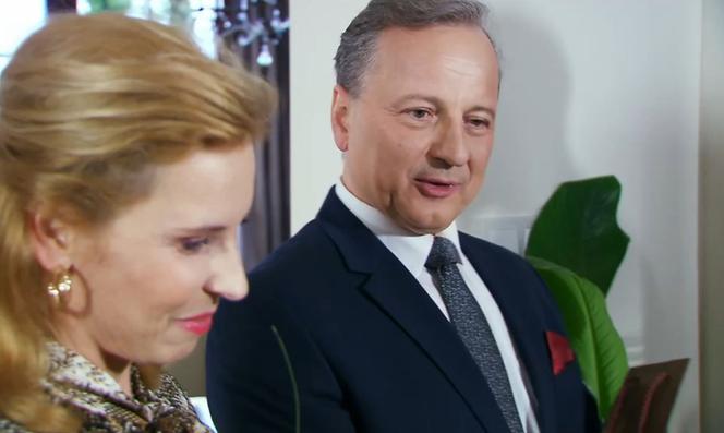 Na Wspólnej odc. 3298. Andrzej Zakościelny (Dariusz Niebudek), Justyna Zakościelna (Magdalena Kacprzak)	