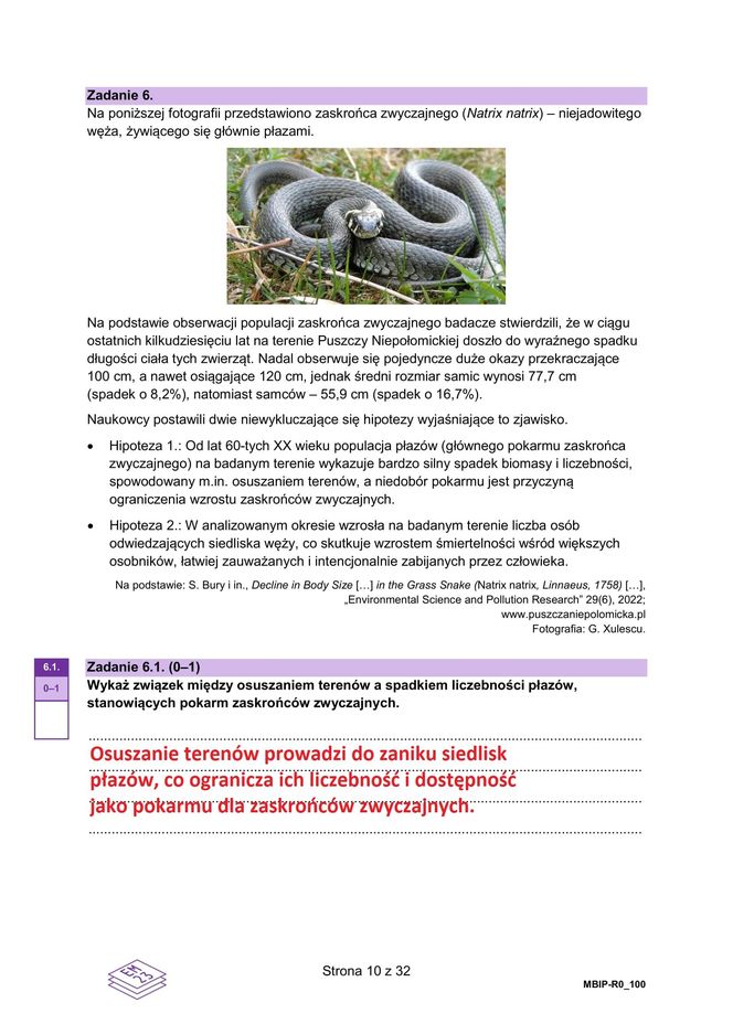Matura 2025: biologia 9.05.2025. Arkusze CKE i odpowiedzi [Formuła 2023]