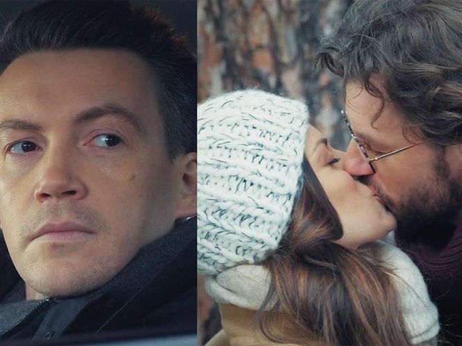 M jak miłość, odcinek 1865: Kasia (Paulina Lasota), Mariusz (Mateusz Mosiewicz), Jakub (Krzysztof Kwiatkowski) 