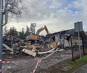 Rozbiórka budynku Warty Poznań