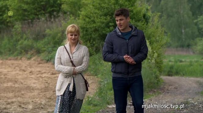 M jak miłość odc. 1452. Janek (Tomas Kollarik), Sonia (Barbara Wypych)