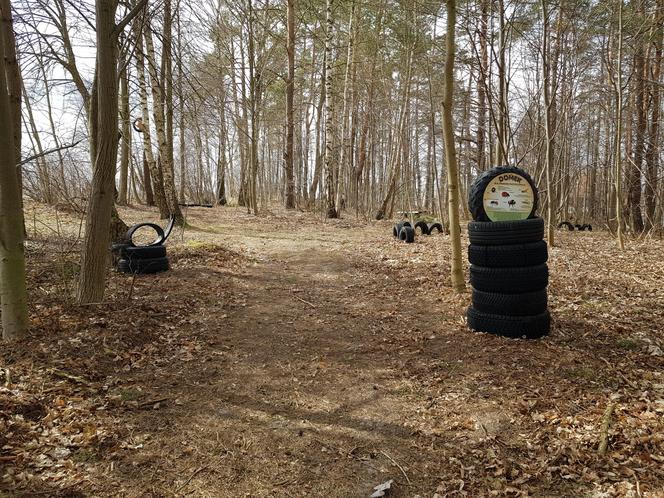 Park Oponarium w Dźwierzutach. Nowe miejsce rekreacji zaskakuje! [ZDJĘCIA]