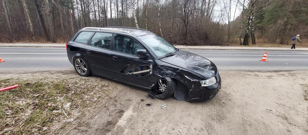 Wypadek na Iłżeckiej w Starachowicach 16.03.2022