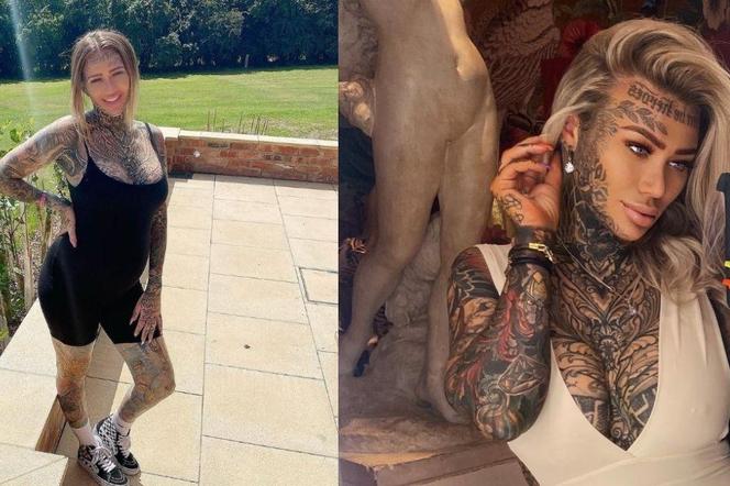 Najbardziej wytatuowana kobieta w Wielkiej Brytanii przykryła tatuażami aż 95 proc. ciała! Jak wyglądała przed zmianami? 