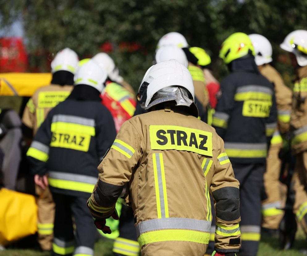 Tragedia w Kielcach. Nie żyje strażak. Wypadek podczas szkolenia