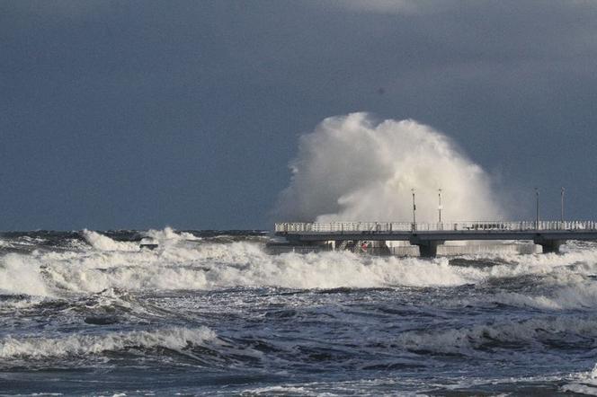 Orkan spowodował potężny sztorm na Bałtyku! Zamknięte porty, ogromne fale [ZDJĘCIA]
