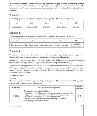 Próbna matura z Języka Angielskiego