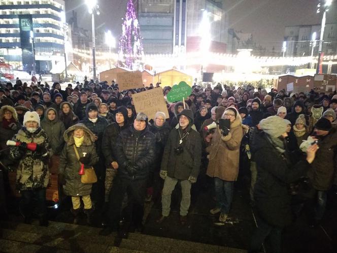 Protest w Katowicach