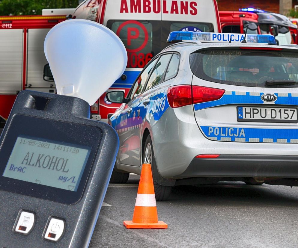 Pirat drogowy potrącił policjanta! Przeciągnął go kilkaset metrów i odjechał