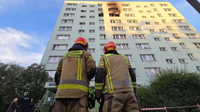 Warszawa. Tragiczny pożar mieszkania na Ursynowie. Nie żyje jedna osoba