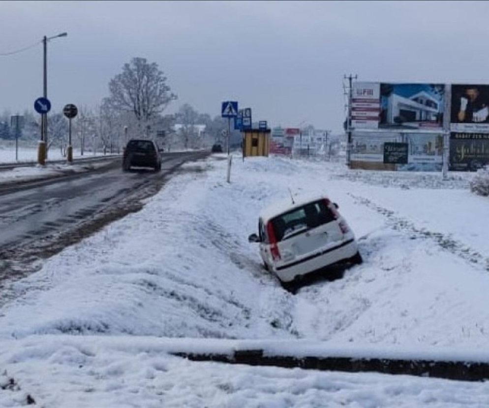 Atak zimy w Małopolsce