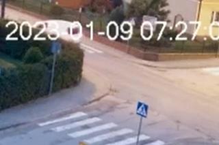 Potrącił 11-latka na przejściu dla pieszych. Nagranie z Rypina przeraża