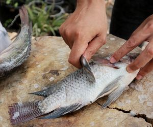 Jak oczyścić rybę z łusek bez noża w 1 minutę? Prosto, szybko, łatwo, bez bałaganu 