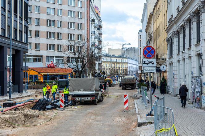 Ul. Złota i Zgoda w Warszawie – przebudowa