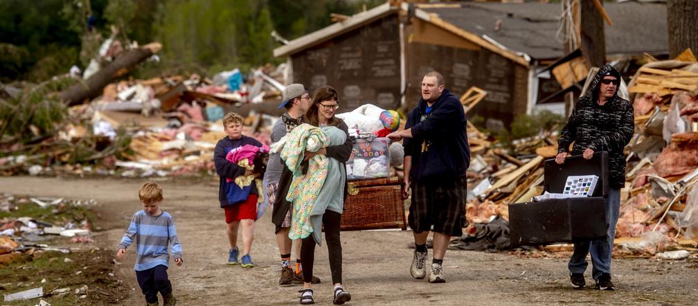 Niszczycielskie tornado uderzyło w Michigan