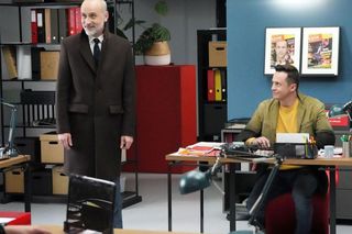 Barwy szczęścia odc. 3186. Błażej Modrzycki (Piotr Ligienza), Kornel (Jakub Bohosiewicz) 