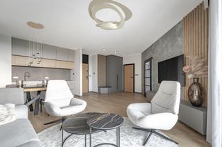 Jak urządzić 60m mieszkanie w bloku? Jest minimalistyczne, ale luksusowo!