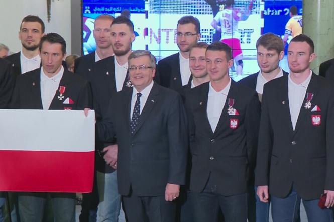 Prezydent RP odznaczył polskich piłkarzy ręcznych