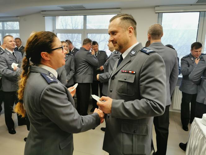 Białystok. Spotkanie wigilijne policjantów