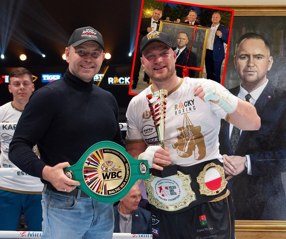 Karol Nawrocki i bokserzy