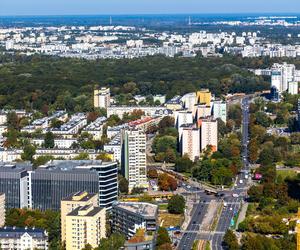 Niezwykła panorama Warszawy ze szczytu Skylinera!