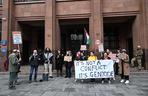 Protest w Warszawie 