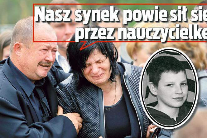 Nasz  synek  powie sił  się przez  nauczycielkę