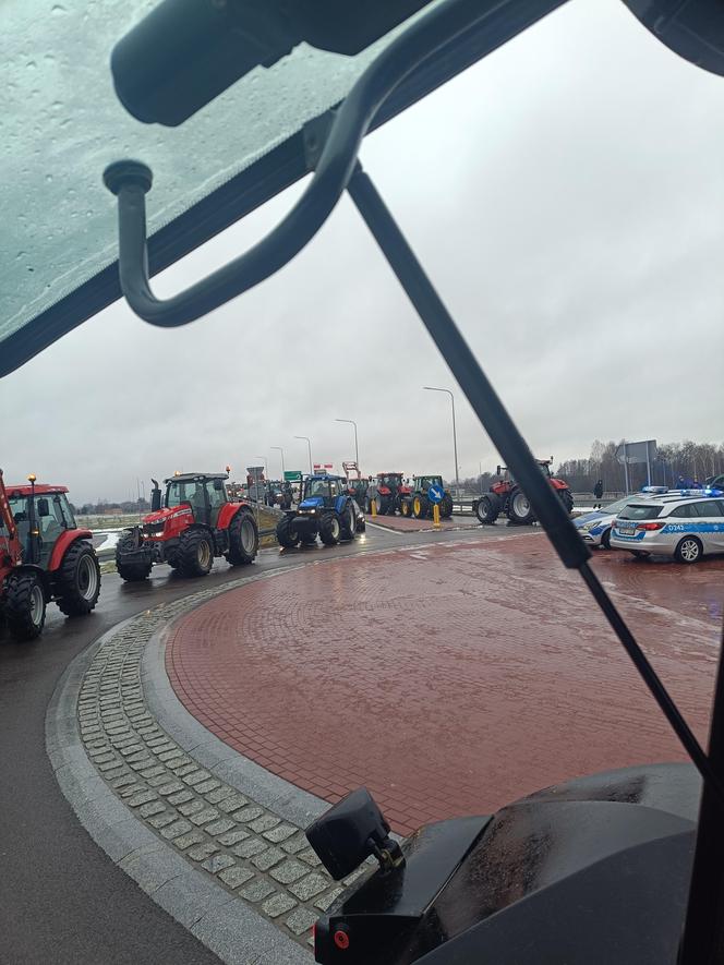 Protest rolników w Modliborzycach