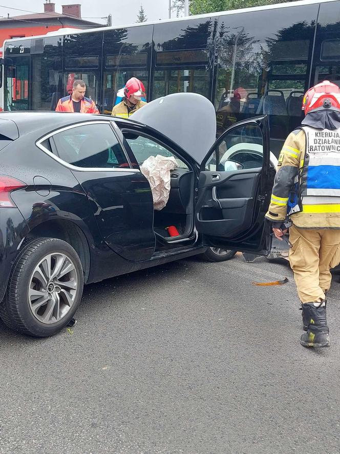 Wypadek na Moniuszki w Starachowicach