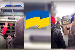 Zablokowali rosyjską kolumnę pojazdów - UŻYLI WŁASNYCH CIAŁ [WIDEO]