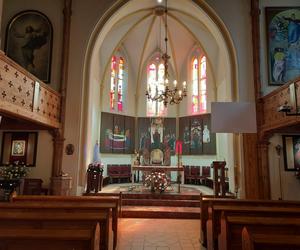Wnętrze kościoła pw. Wniebowzięcia NMP w Sarbinowie