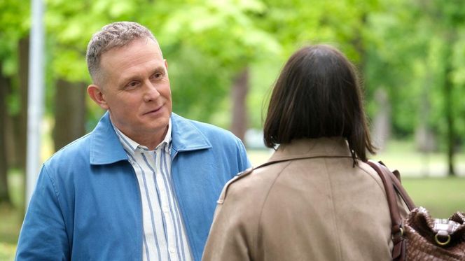 M jak miłość odc. 1886. Agnes (Amanda Mincewicz), Artur Rogowski (Robert Moskwa)