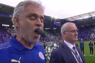 Andrea Bocelli zaśpiewał dla Leicester City!