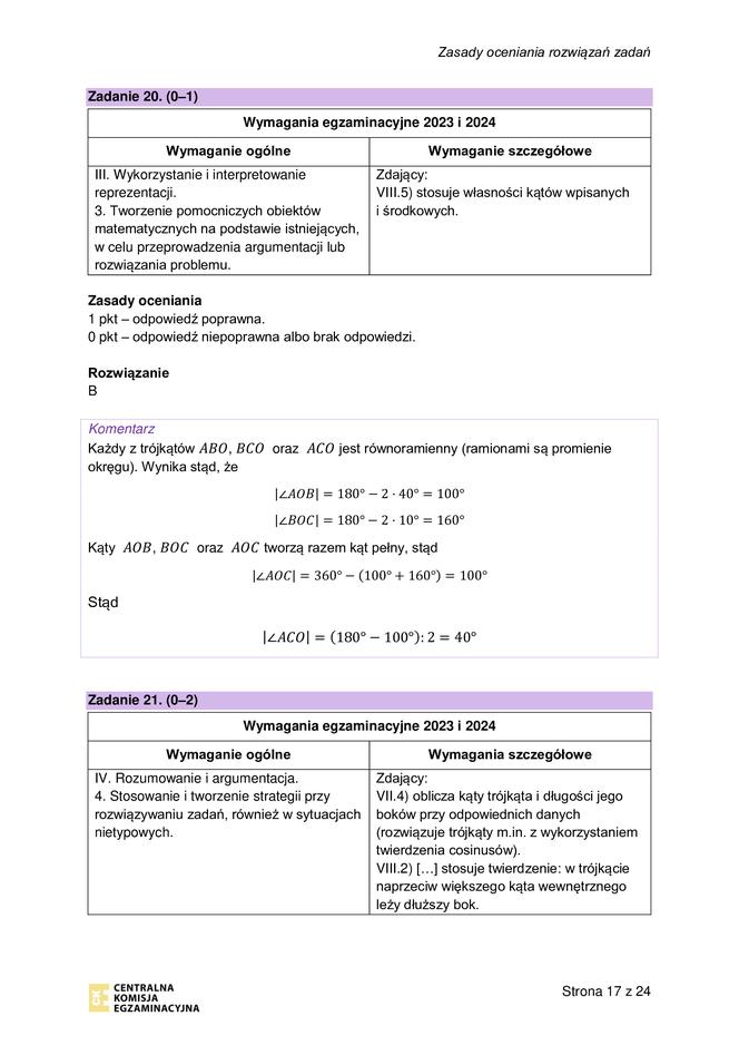 Matura próbna 2023: Matematyka. Oficjalne odpowiedzi CKE