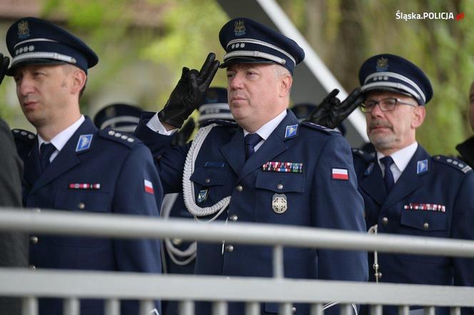 Uroczyste ślubowanie 69 nowych policjantów  w Oddziale Prewencji Policji w Katowicach