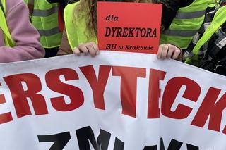 Protest pielęgniarek w Krakowie 30.03.