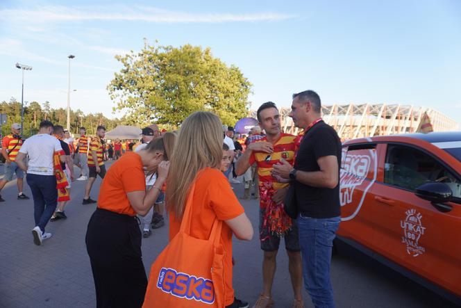 Jagiellonia-Poniewież. Liga Mistrzów i Eska Summer City na Stadionie Miejskim w Białymstoku