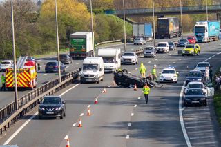 Wypadek na autostradzie. Jechał pod prąd. Dzieci wśród ofiar