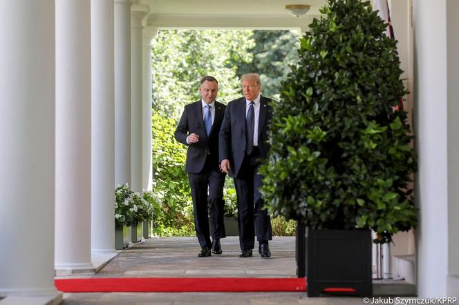 Andrzej Duda, Donald Trump