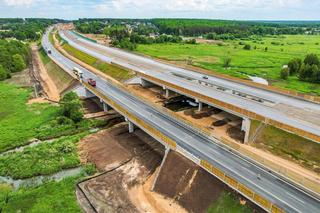 A2 w okolicy Siedlec w budowie