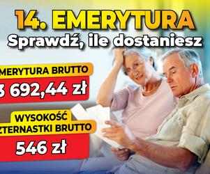 14. emerytura - sprawdź, ile dostaniesz 