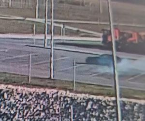 Szalony drift na parkingu w Piasecznie! Myślicie, że to wszystko? Kierowca nie miał prawa jazdy od roku!