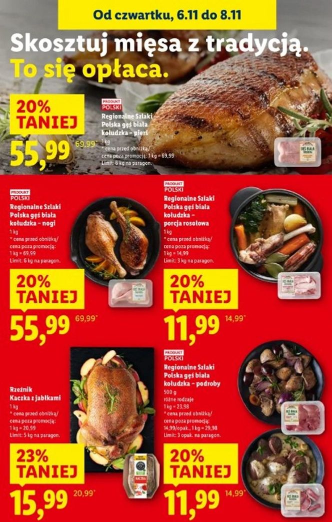 Promocje w Lidlu na św. Marcina