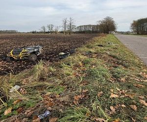 W powiecie Węgrowskim zderzyły się dwa quady. Po rannego kierowcę przyleciał helikopter LPR