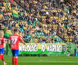 Kibice na meczu GKS Katowice - Odra Opole
