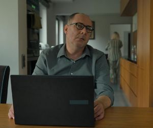 Barwy szczęścia, odcinek 3144. Marek (Marcin Perchuć), Olga (Dorota Łukasiewicz-Kwietniewska)