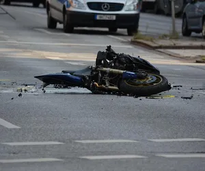 Śmiertelny wypadek motocyklisty. Nie żyje 33-latek