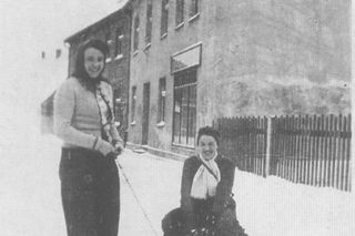 Żory, zima 1937 r. - fotografia ze zbiorów A.Czyż