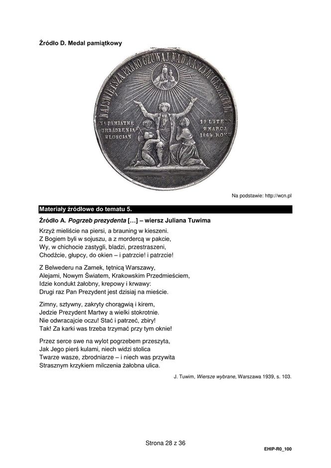 Matura 2025 historia rozszerzona - arkusz CKE 19.05.2025 - Formuła 2015